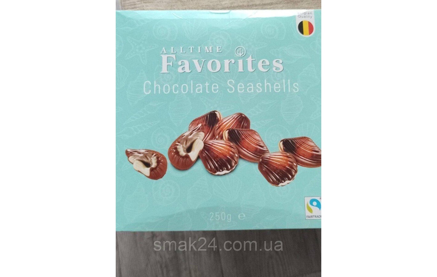 Конфеты пралине Морские ракушки Alltime Chocolate SeaShells 250г Люксембург