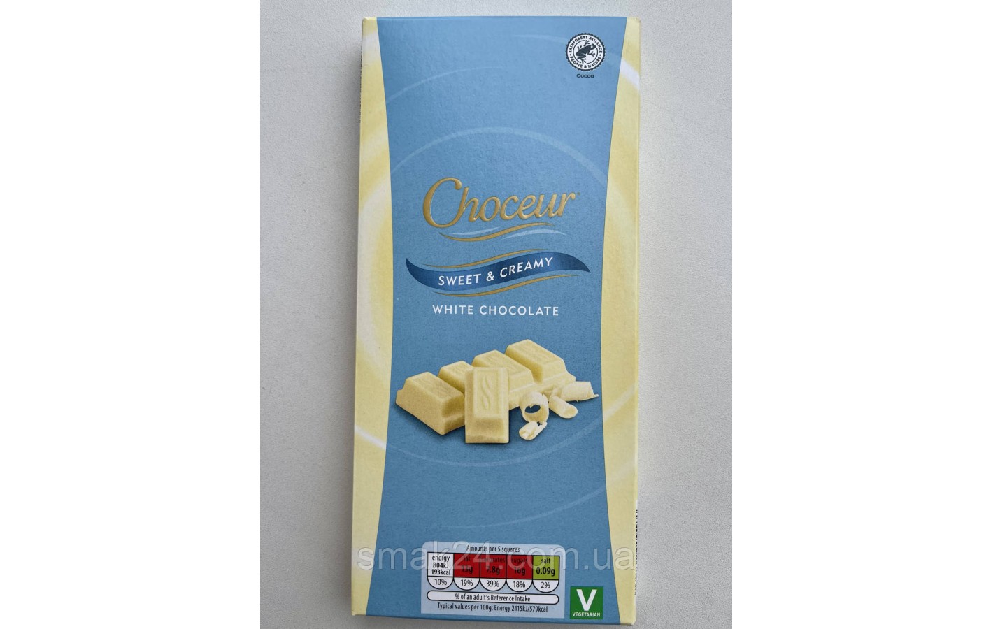 Шоколад белый с кремом Choceur Sweet Creamy Германия 200г
