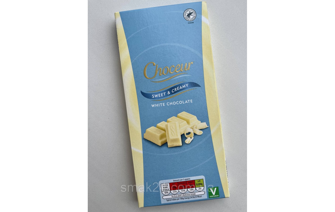 Шоколад белый с кремом Choceur Sweet Creamy Германия 200г