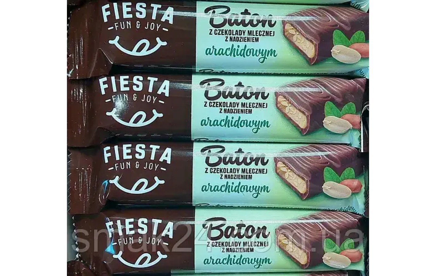 Шоколадный батончик с арахисовой начинкой Fiesta Baton Arachidowym 42г Польша