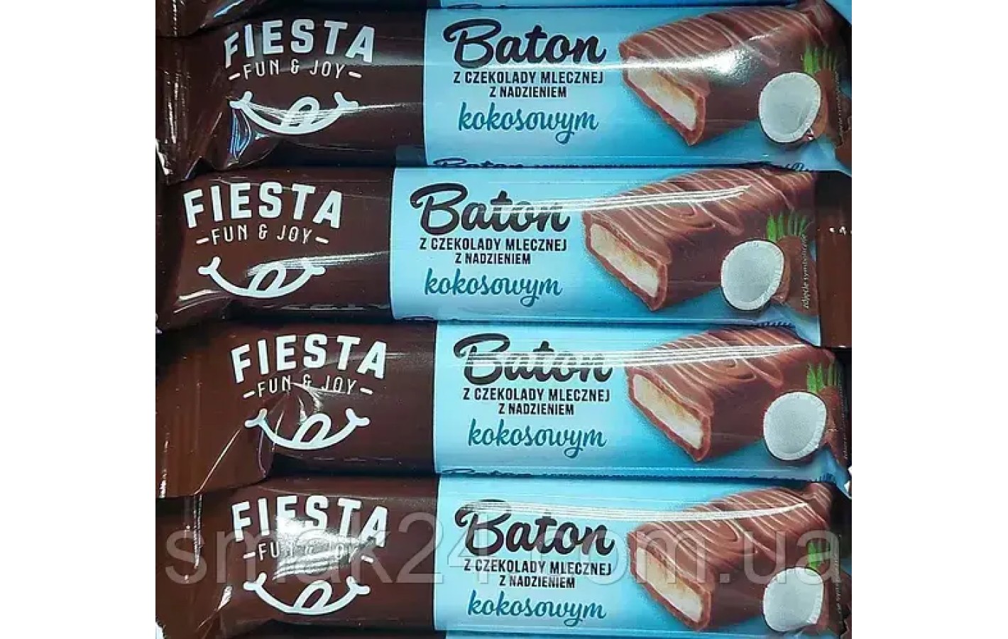 Шоколадный батончик с кокосовой начинкой Fiesta Baton Arachidowym 42г Польша
