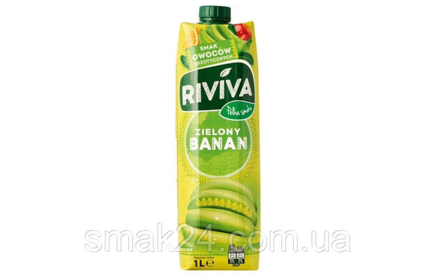 Сік Зелений банан Riviva Zielony Banan 1л Польща