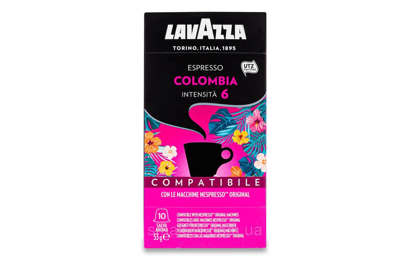 Кофе в капсулах Lavazza Espresso Colombia №6 Intensity (10 шт) 53г Италия