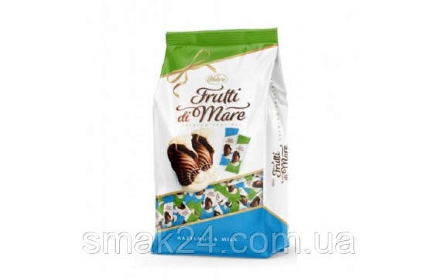 Цукерки Асорті з шоколадною та горіховою начинками VOBRO FRUTTI DI MARE 1кг Польща