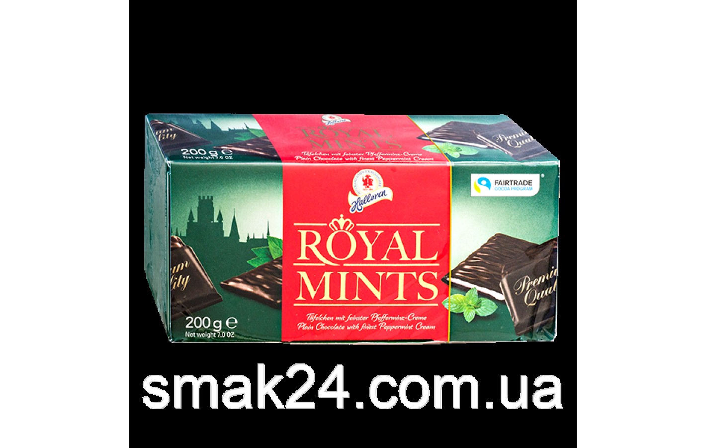 Шоколад (конфеты) ROYAL MINTS Halloren Германия 200г