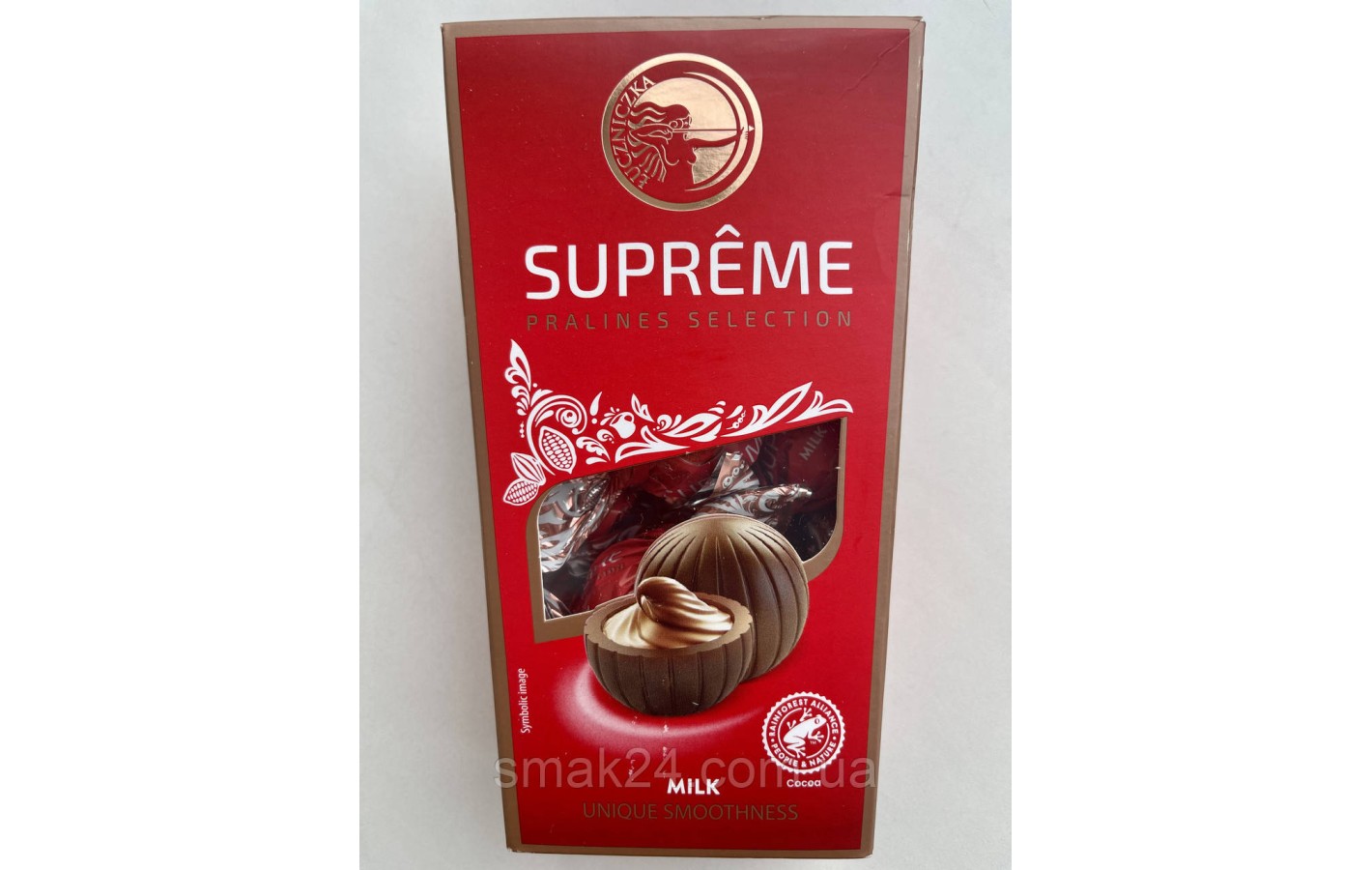 Конфеты шоколадные Премиум класса с Молочным-Кремом Supreme Pralines Selection 150 г Польша