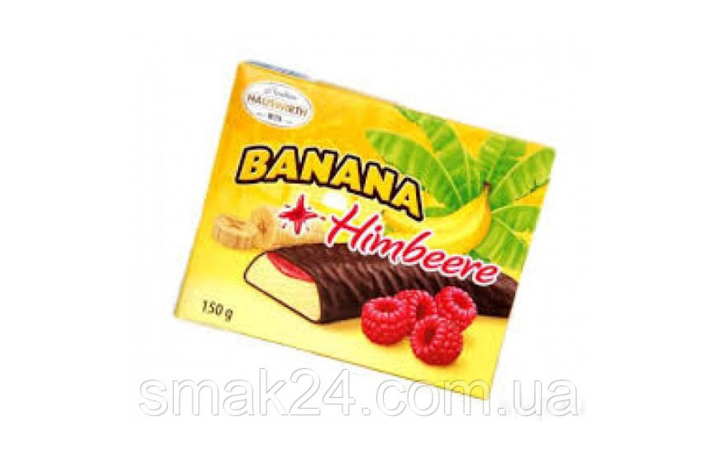 Конфеты шоколадные  Banana Schoko Bananen (Банановое суфле ) Hauswirth Австрия 150г