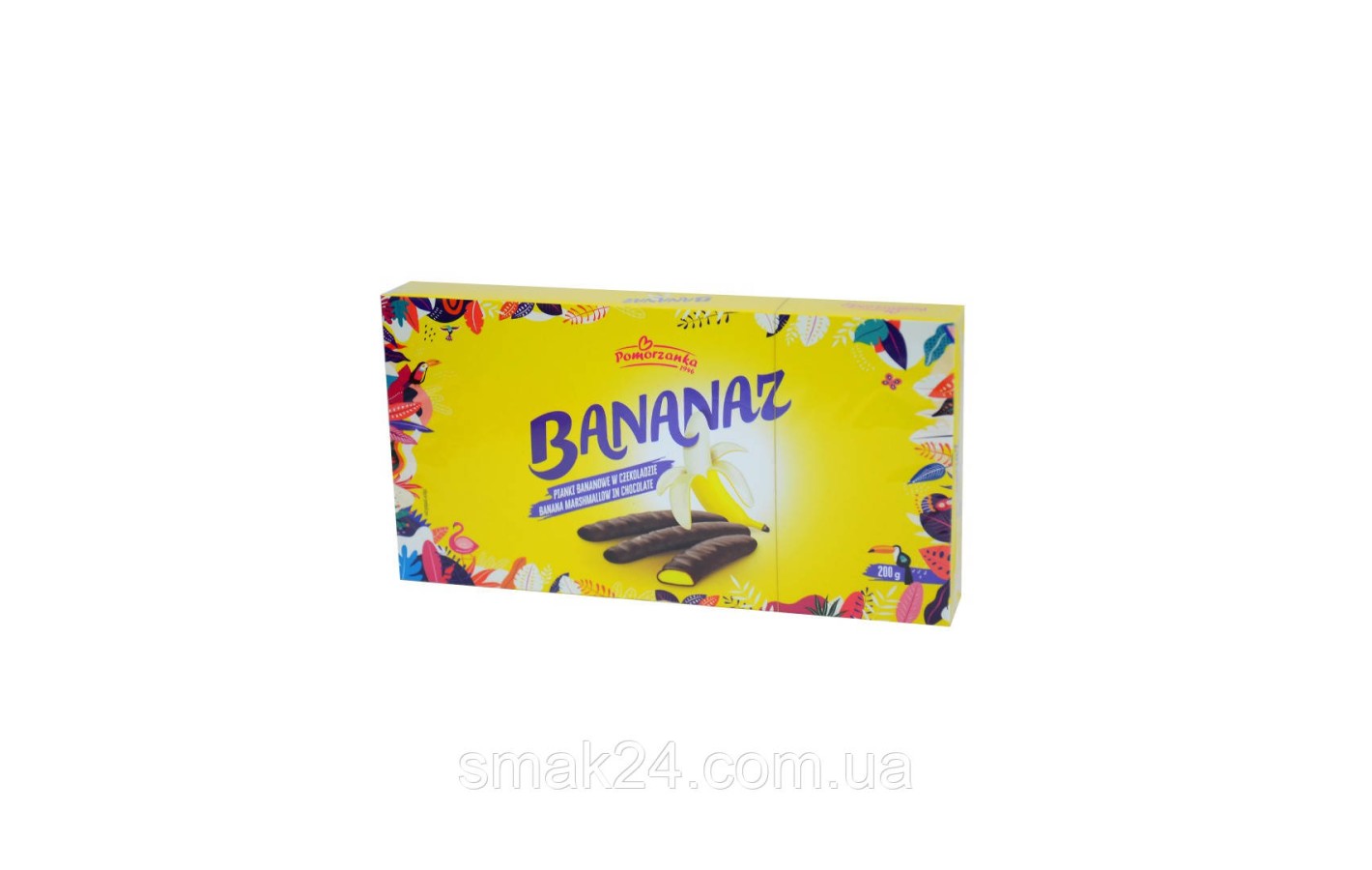 Конфеты шоколадные Bananaz (Банановое суфле ) Pomorzanka Польша 200г