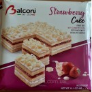 Клубничный торт Balconi Strawberry Cake 400г Италия