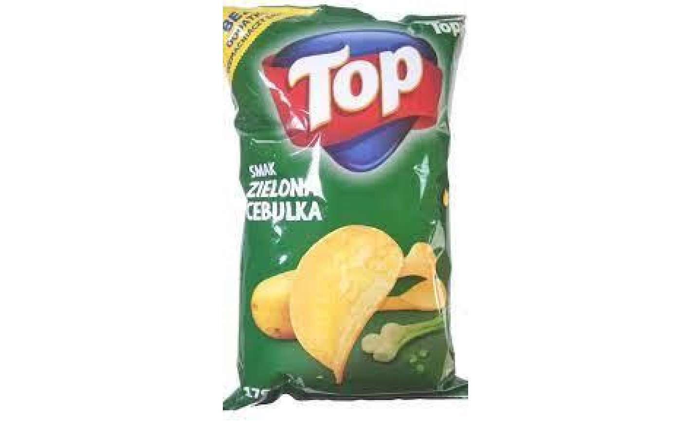 Чипсы со вкусом сметаны с зеленью TOP Smak Serek Fromage 170г Польша