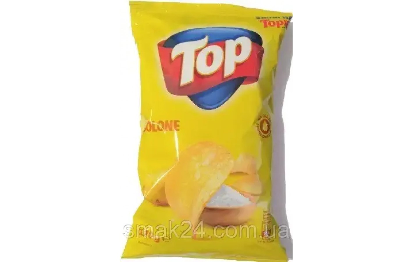 Чипсы со вкусом сметаны с зеленью TOP Smak Serek Fromage 170г Польша