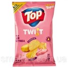 Чипсы волнистые со вкусом ветчины с сыром TOP Twist karbowane Smak ser szynka 150г Польша