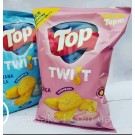 Чіпси хвилясті зі смаком сметани із цибулею TOP Twist karbowane Smak smietana cebula 170г Польща