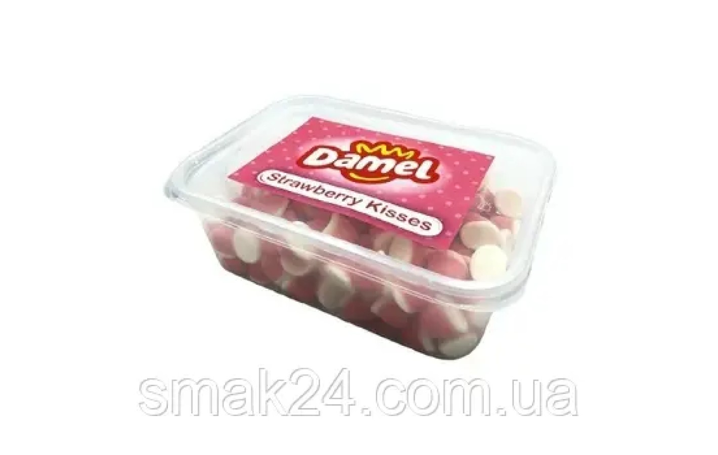 Желейные конфеты Клубничный Поцелуй Damel Strawberry Kisses 1 кг Испания