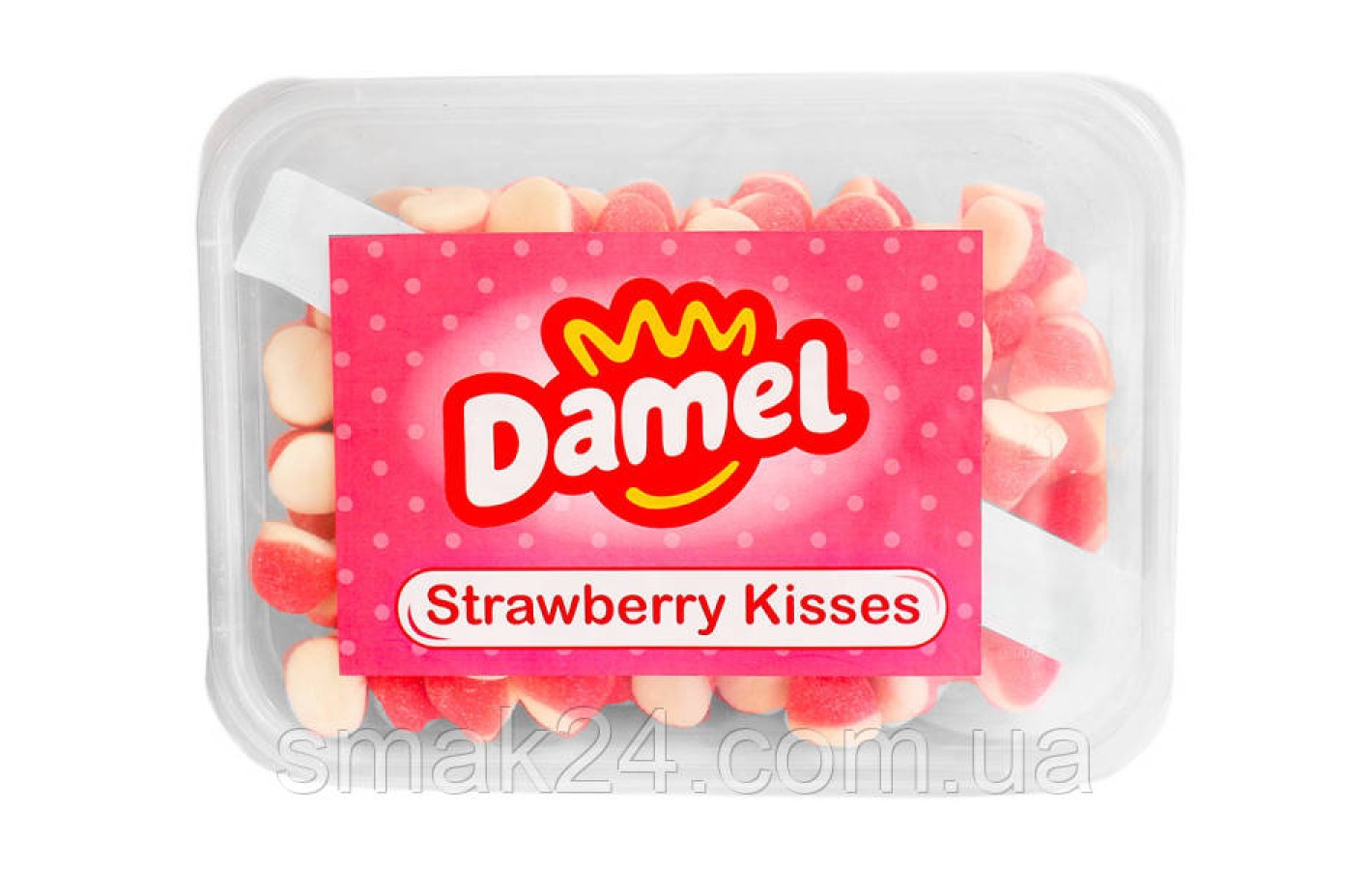 Желейные конфеты Клубничный Поцелуй Damel Strawberry Kisses 1 кг Испания