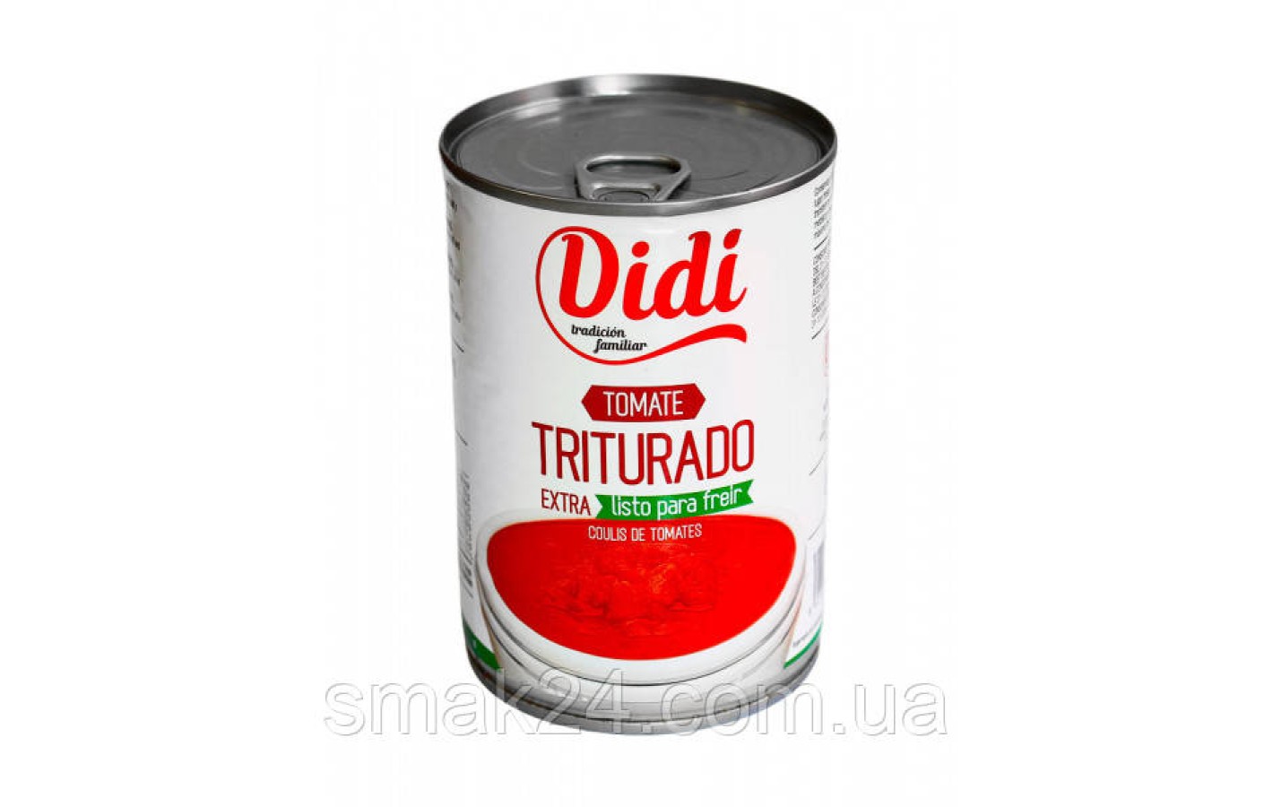 Помідори шматочками у власному соку Didi Tomate triturado extra 400г Іспанія