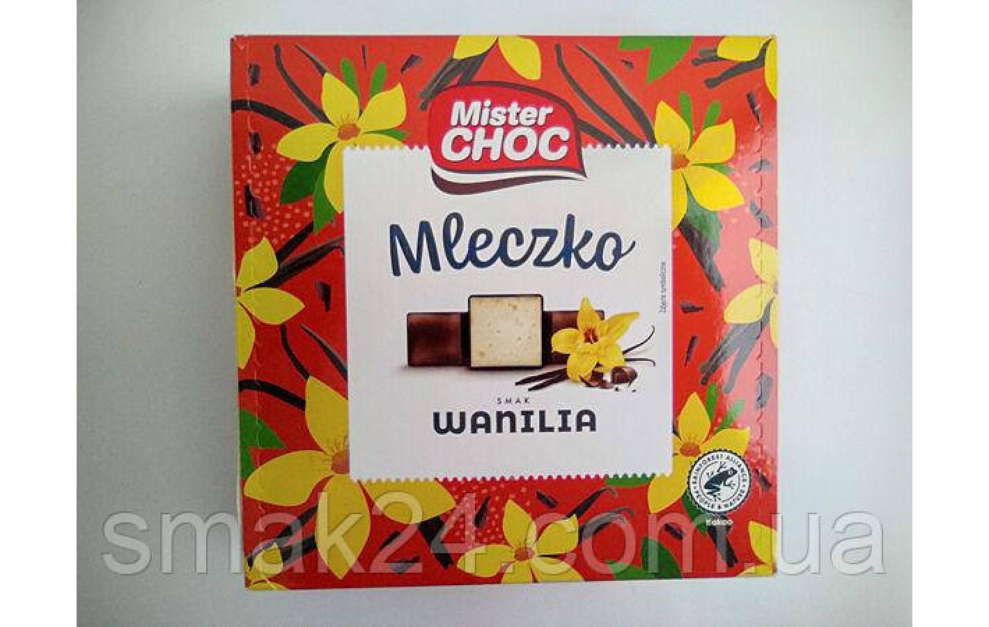 Конфеты Птичье молоко с Шоколадно-Вишневым вкусом MISTER CHOC Mleczko czekolada wisnia 380г Германия