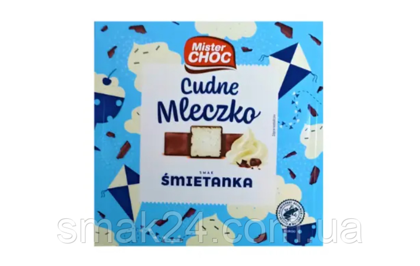 Конфеты Птичье молоко с кремом суфле MISTER CHOC Mleczko smak smietanka 380г Германия