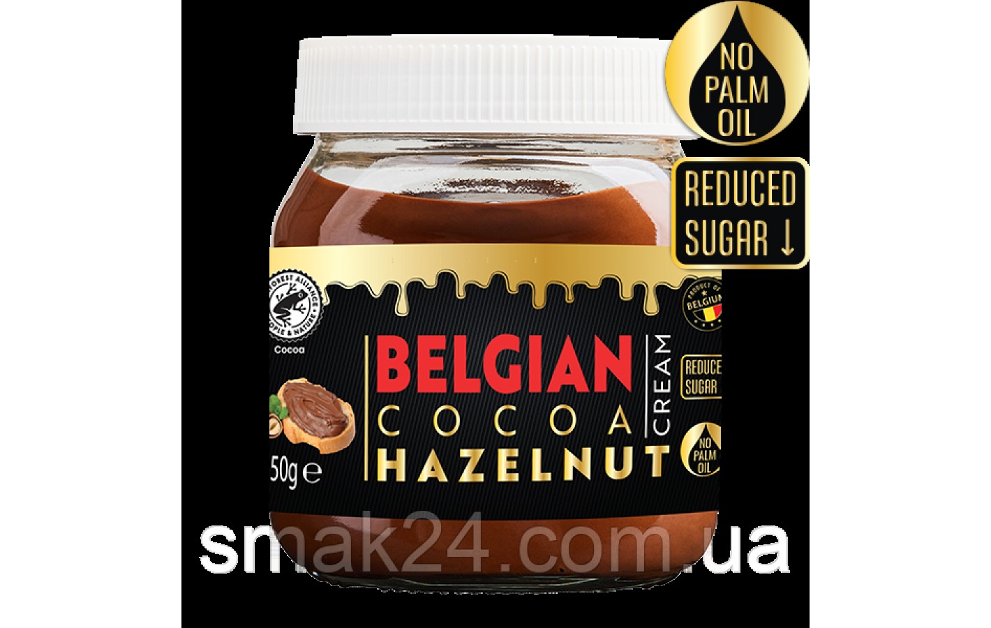 Шоколадно-горіховий крем БЕЗ ПАЛЬМОВОГО МАСЛА Cornellis Belgian 350 г Польща