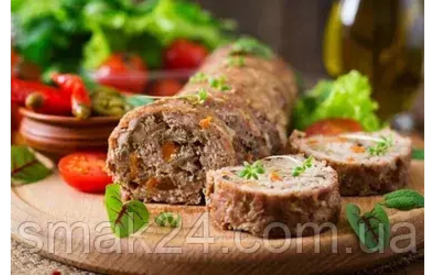 Рулет мясной с чесноком Pikok Pieczen rzymska z czosnkiem 500г Польша