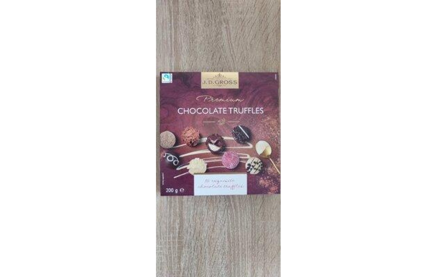 Конфеты пралине трюфель J.D.Gross Premium Chocolate Truffles 200г Польша