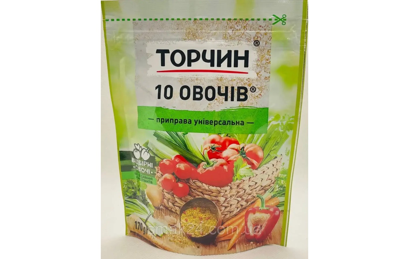 Приправа универсальная 10 овощей Торчин 170г