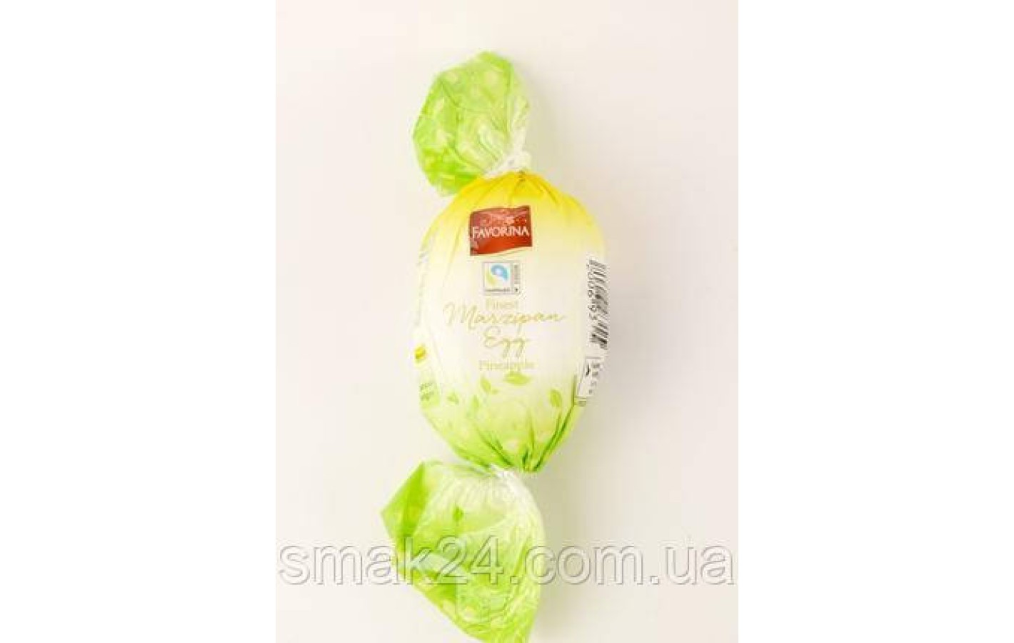 Яйце Марципан з ананасом у молочному шоколаді Favorina Marzipan Egg Pineapple 100г Германия