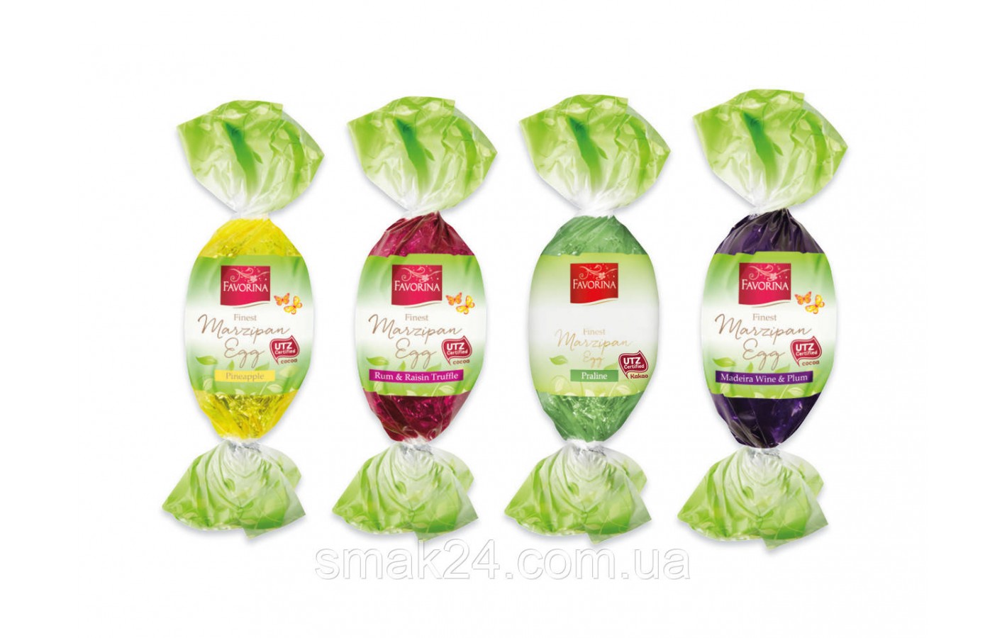 Яйце Марципан зі смаком сливи та мадери в темному шоколаді Favorina Marzipan Egg Madeira Win&Plum 100 г Німеччина