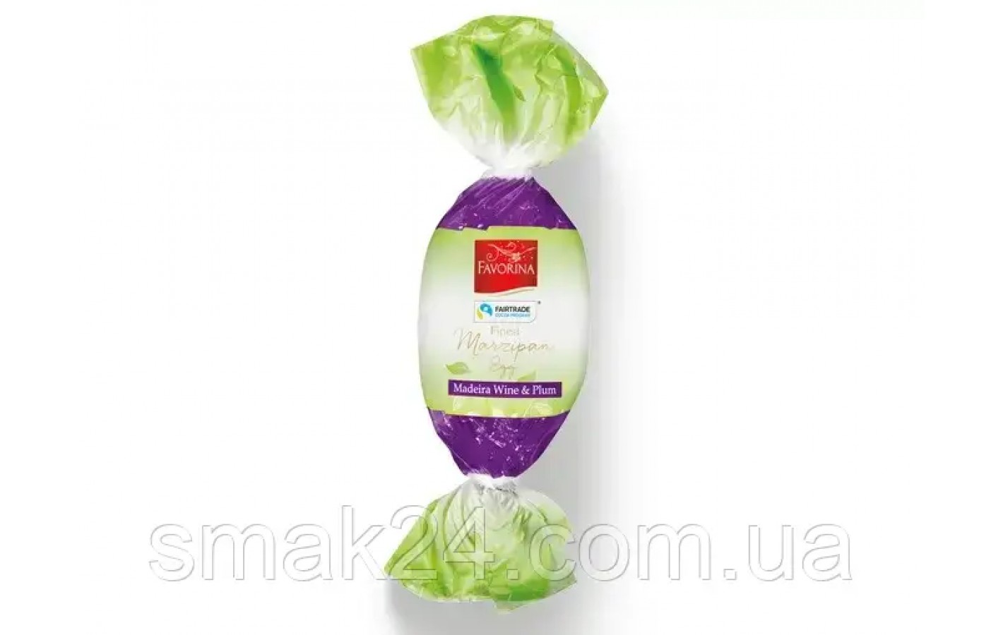 Яйце Марципан зі смаком сливи та мадери в темному шоколаді Favorina Marzipan Egg Madeira Win&Plum 100 г Німеччина