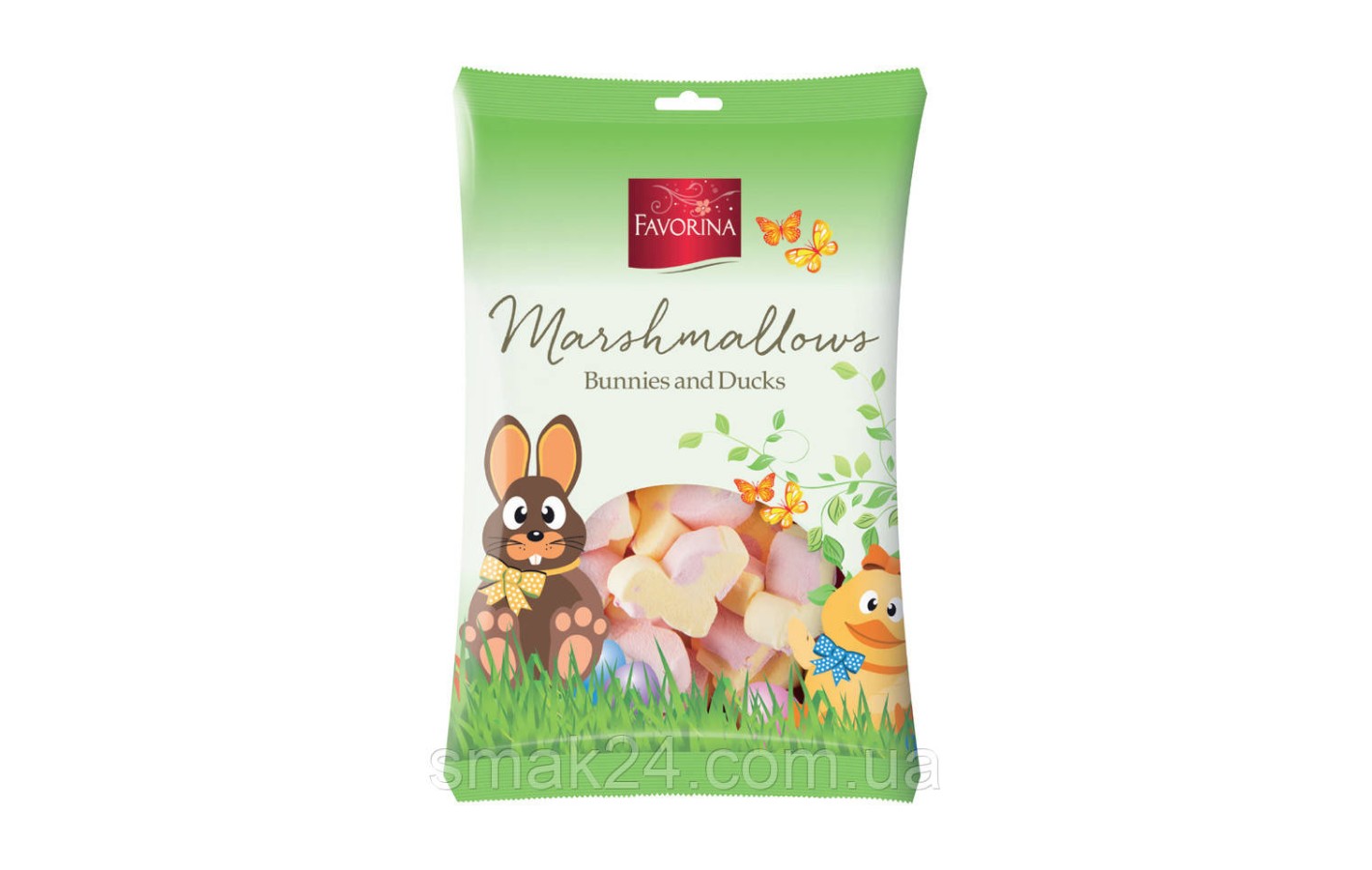 Маршмэллоу Зайчики и уточки Favorina Marshmallows Bunnies and Ducks 200г Германия