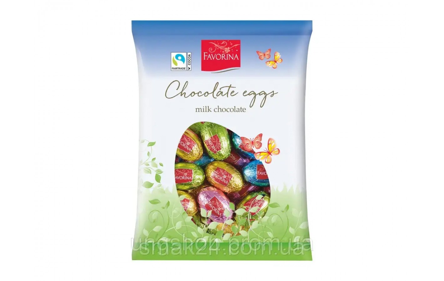 Шоколадні яйця молочний шоколад Favorina Schokoladen Eier 200г Німеччина