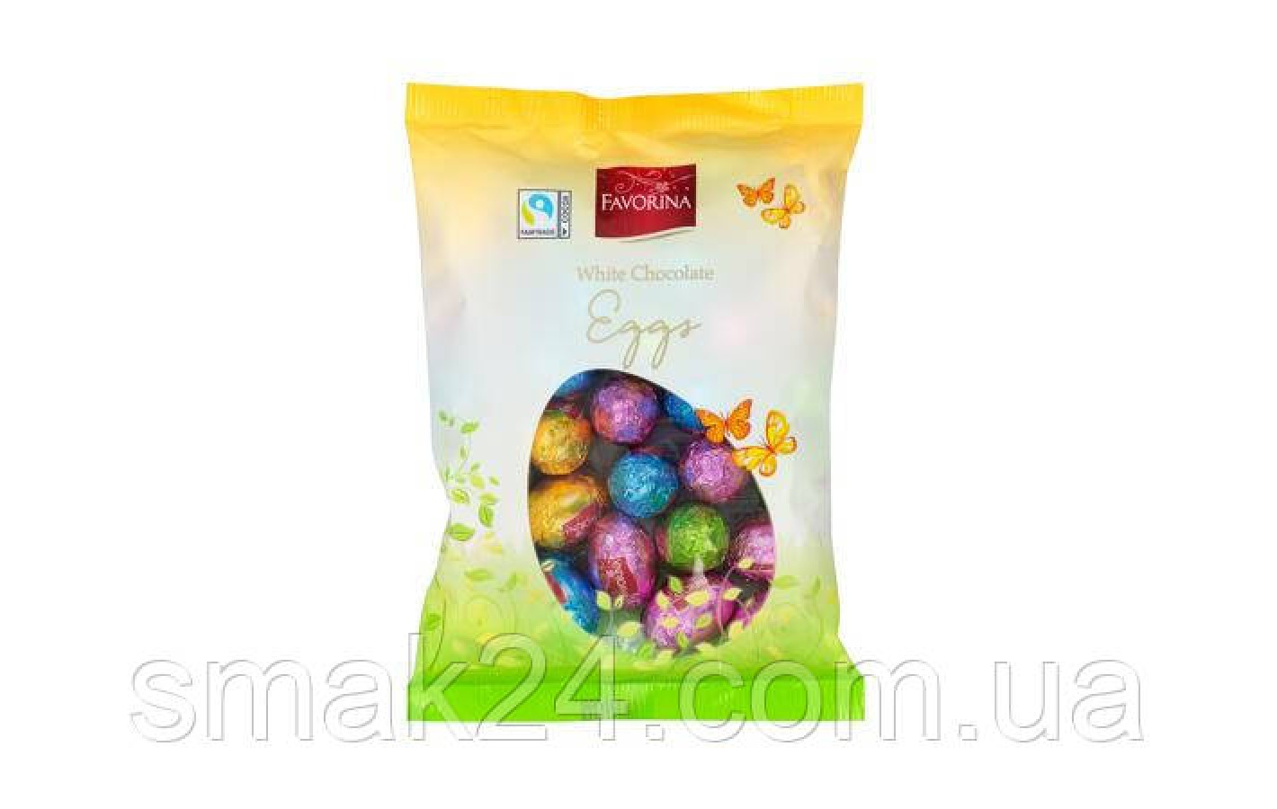 Шоколадні яйця у білому шоколаді Favorina Schokoladen Eier 200г Німеччина