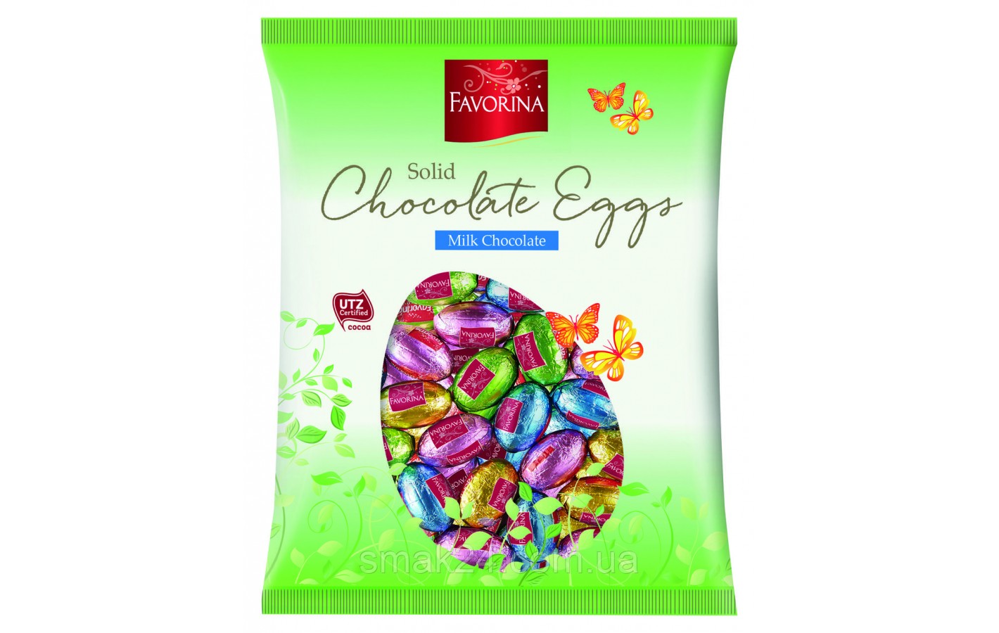 Шоколадные яйца молочный шоколад Favorina Schokoladen Eier 200г Германия
