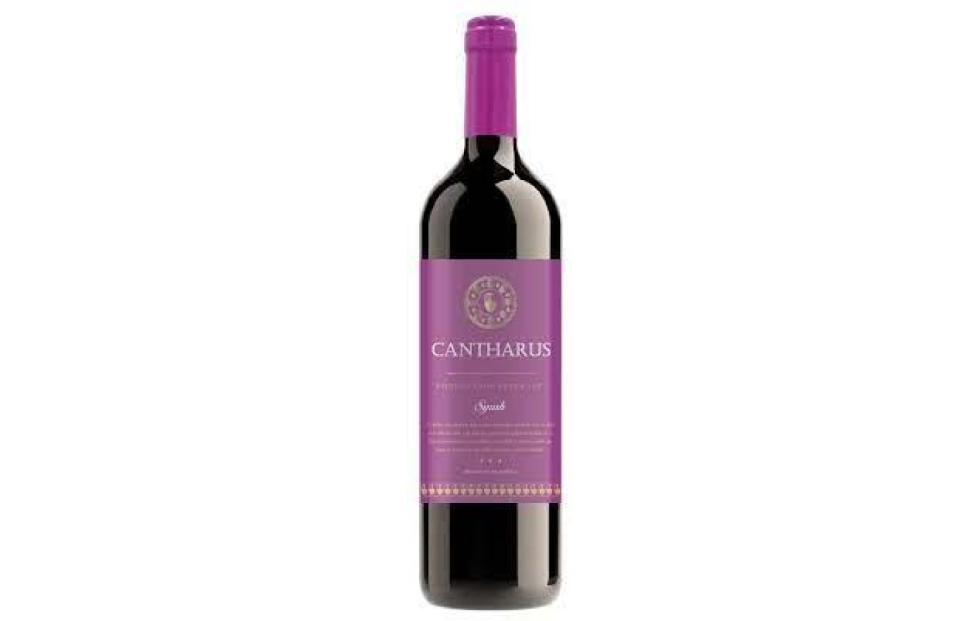 Вино виноградное красное сухое Cantharus Syrah 0,75 л Испания
