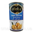 Зеленые оливки с косточкой Eftelya Yesil Zeytin 370г Турция