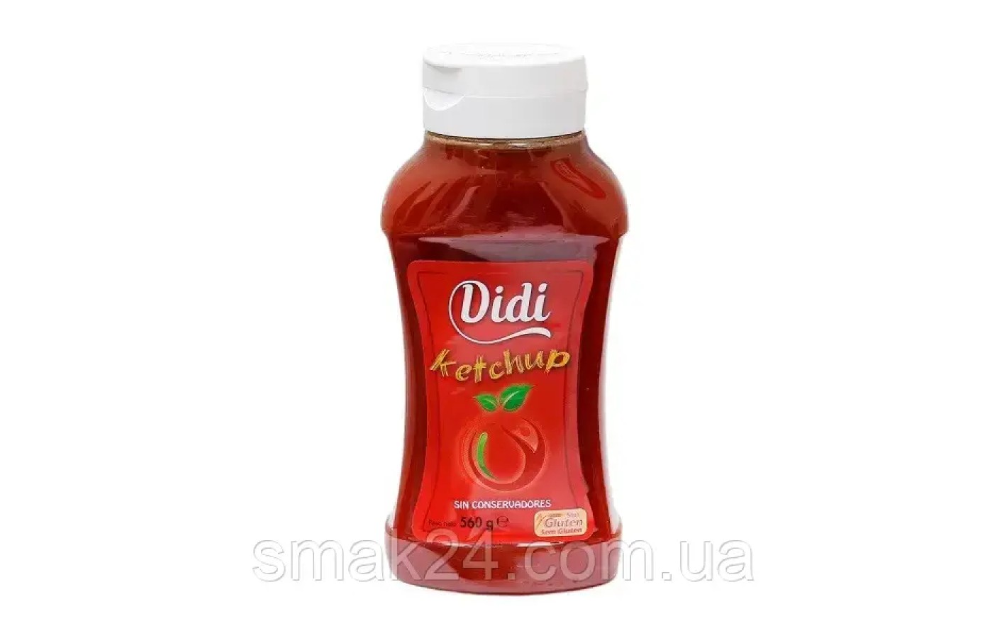 Кетчуп БЕЗ КОНСЕРВАНІВ І ГЛЮТЕНА Didi Ketchup 560г Іспанія