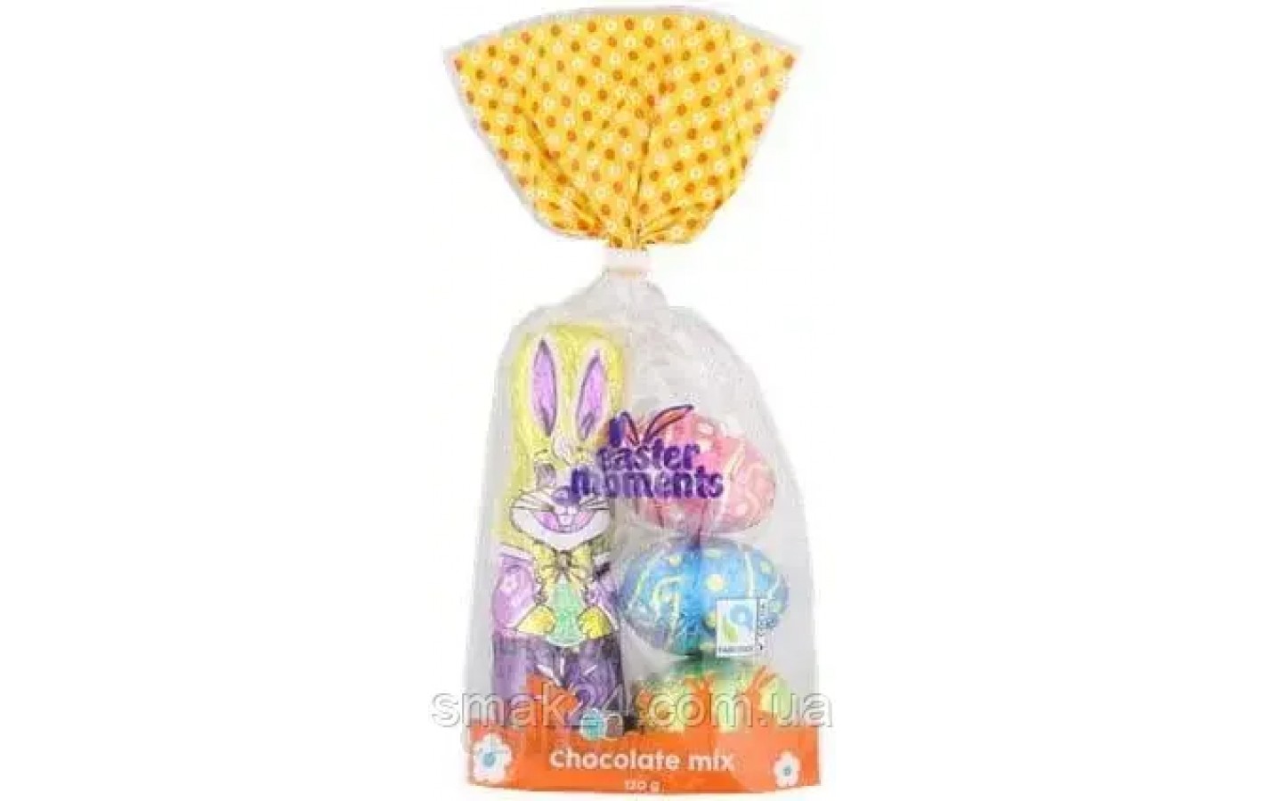 Набір Шоколадний заєць із Великодніми яйцями Великодні Мисливія Easter Moments 120 г Нідерланди