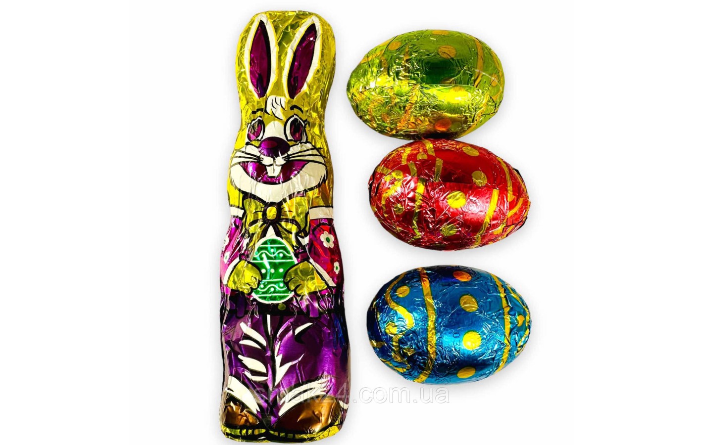 Набір Шоколадний заєць із Великодніми яйцями Великодні Мисливія Easter Moments 120 г Нідерланди
