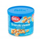 Арахис жареный БЕЗ ЖИРА БЕЗ СОЛИ Felix Orzeszki ziemne 140г ж/б Польша