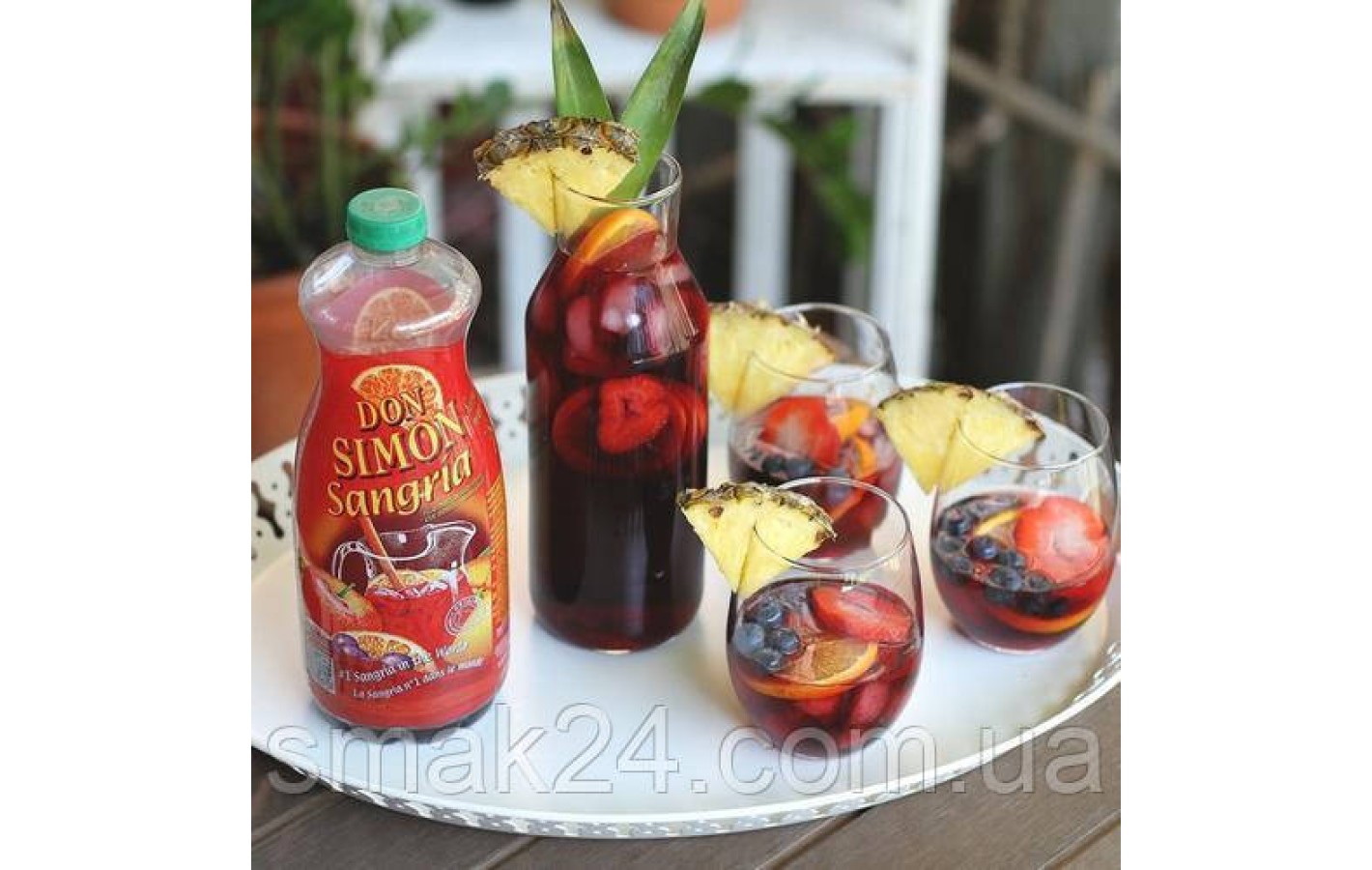 Вино червоне фруктове Сангрія Don Simon Sangria 1.5мл Іспанія