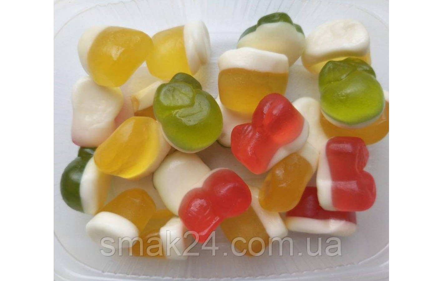 Желейные конфеты с фруктовой начинкой Сила Апельсина CANDI Oranzadowa Moc 200г Польша