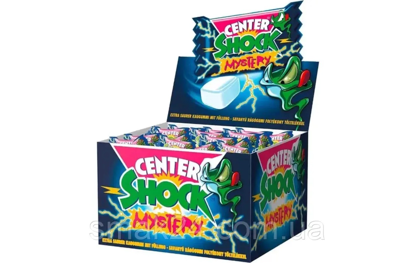 Жевательная резинка Center Shock Mystery (кислый сюрприз) 4г Италия
