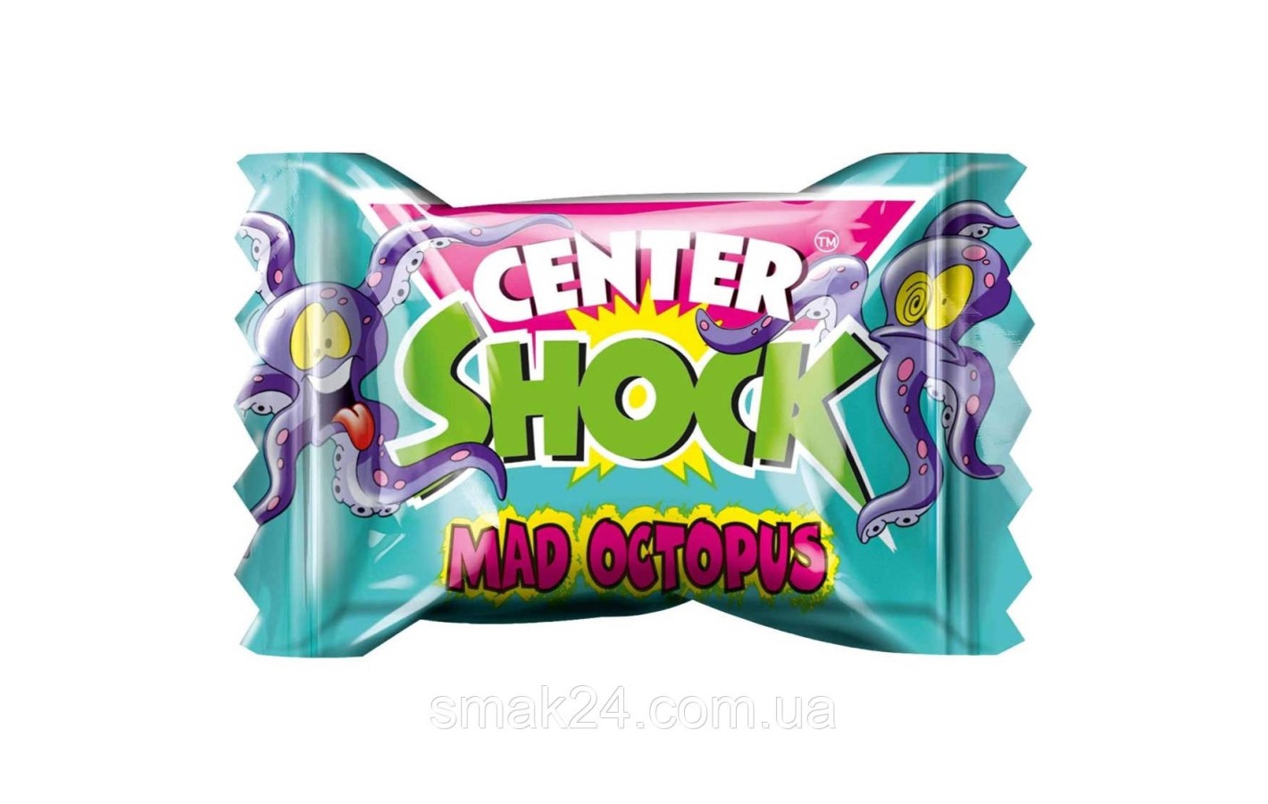 Жевательная резинка Морской Риф Center Shock Ocean Reef (кислая малина) 4г Италия