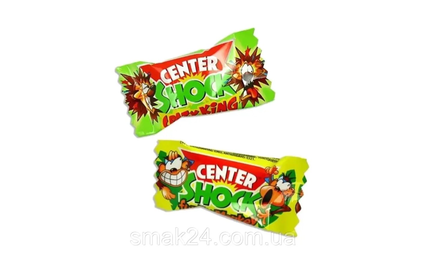 Жевательная резинка Джунгли Микс Center Shock Jungle Mix (кислая вишня) 4г Италия