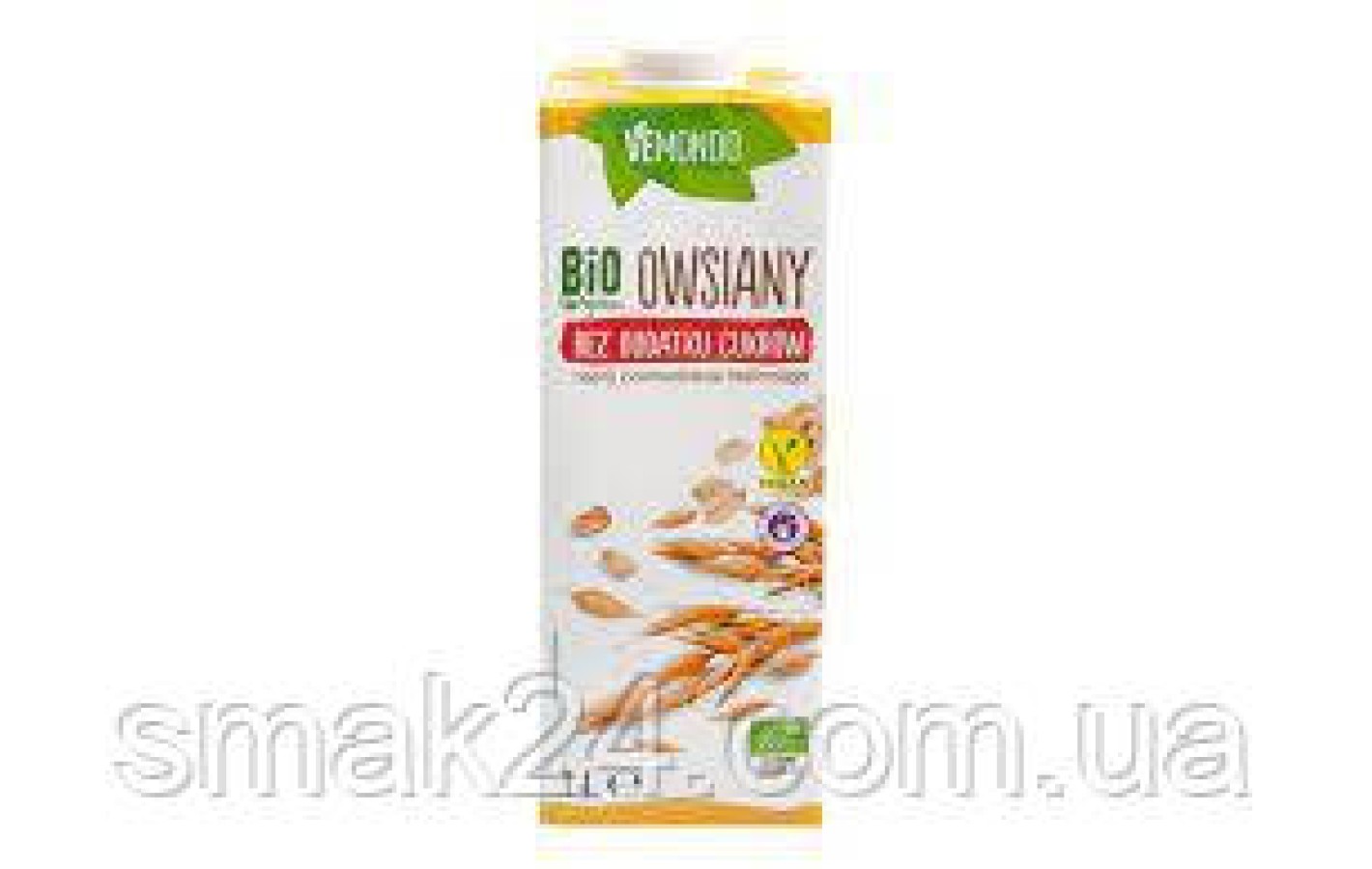 Напиток растительный Овсяный Без Добавления САХАРА, БЕЗ ЛАКТОЗЫ Vemondo Bio Organic Owsiany 1л Германия