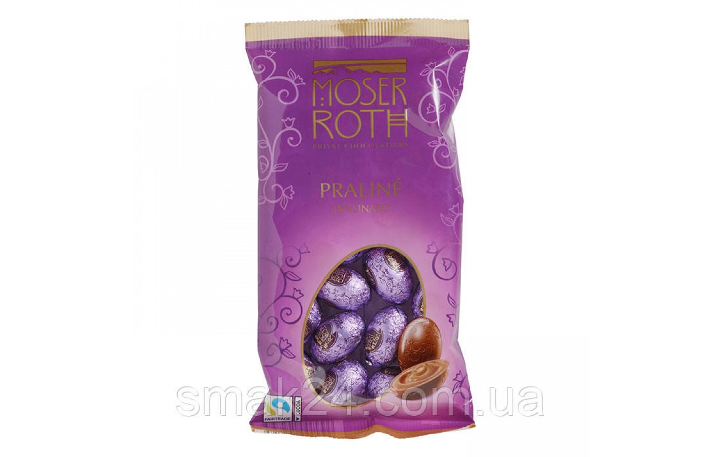 Шоколадні цукерки з начинкою  Moser Roth Praline Pralinato 150 г