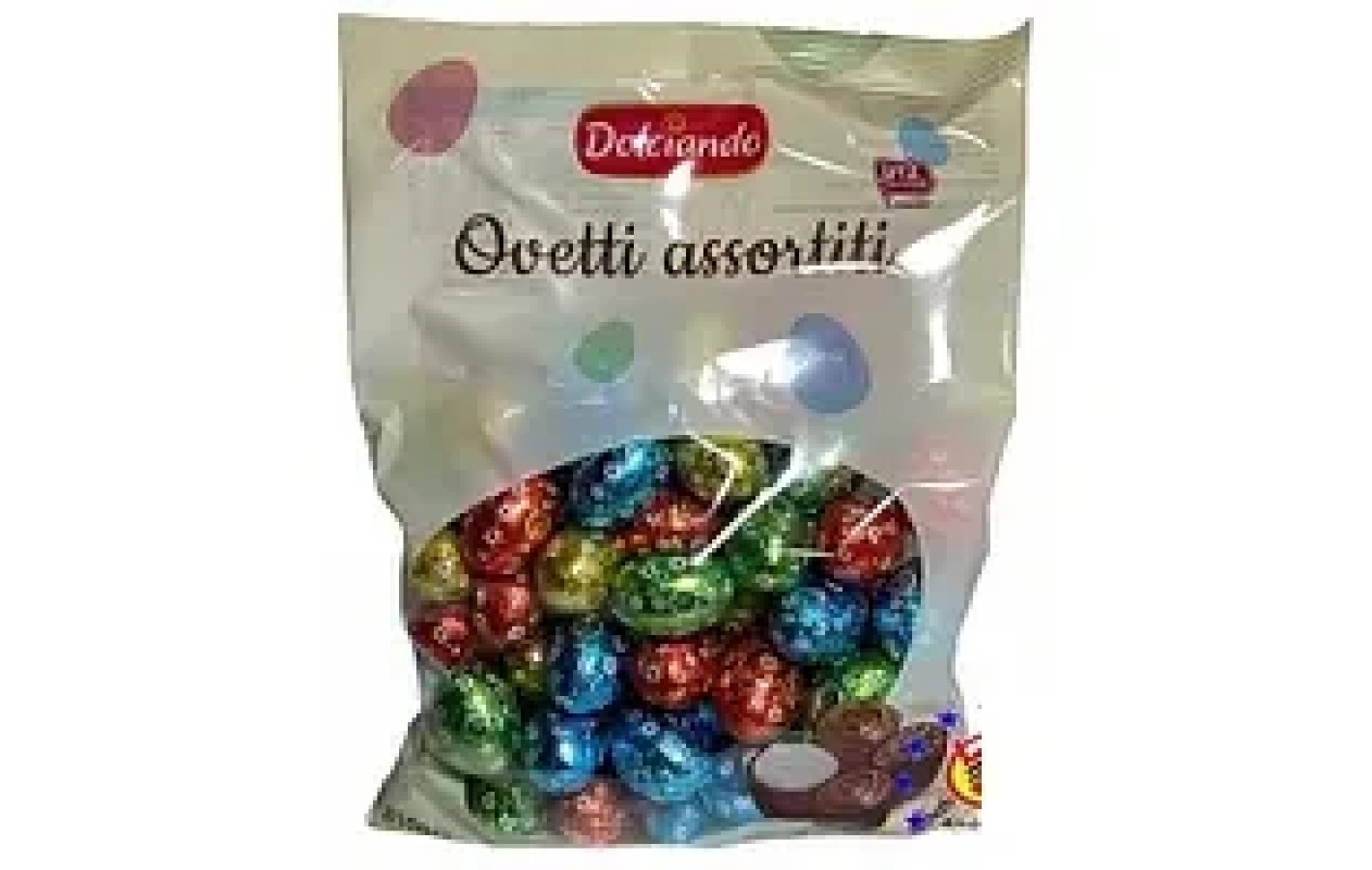 Шоколадные конфеты Ассорти Пасхальных  Яиц  Ovetti assortiti Dolciando 850г Италия