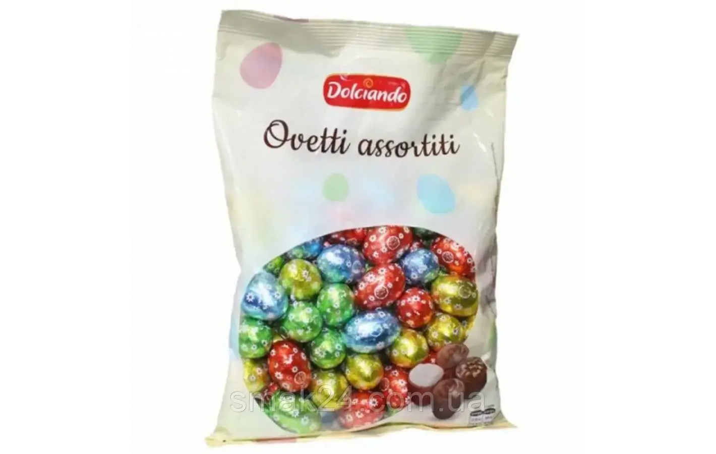 Шоколадные конфеты Ассорти Пасхальных  Яиц  Ovetti assortiti Dolciando 850г Италия
