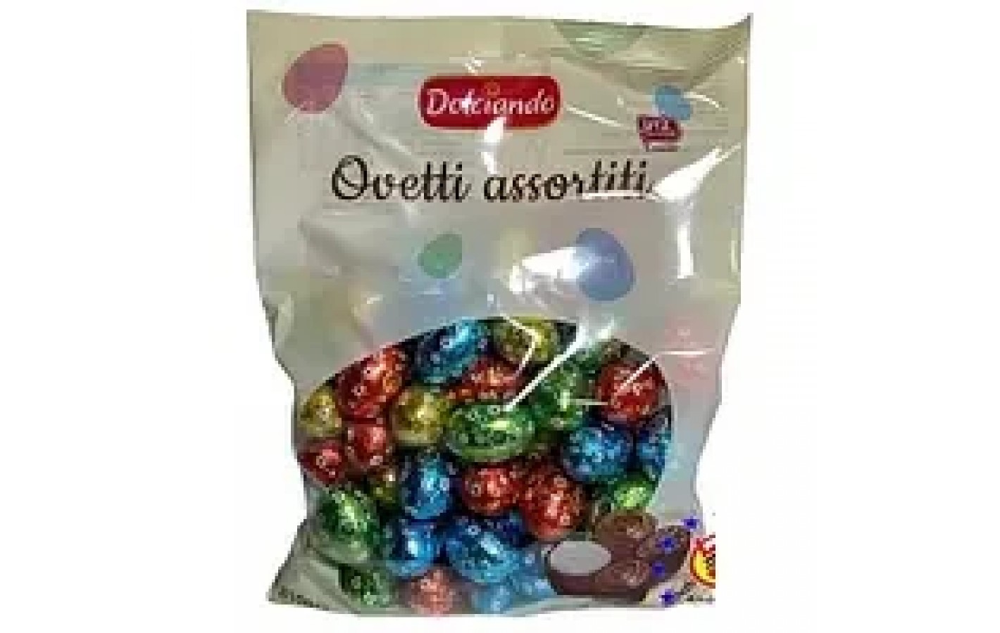 Шоколадные конфеты Ассорти Пасхальных  Яиц  Ovetti assortiti Dolciando 850г Италия