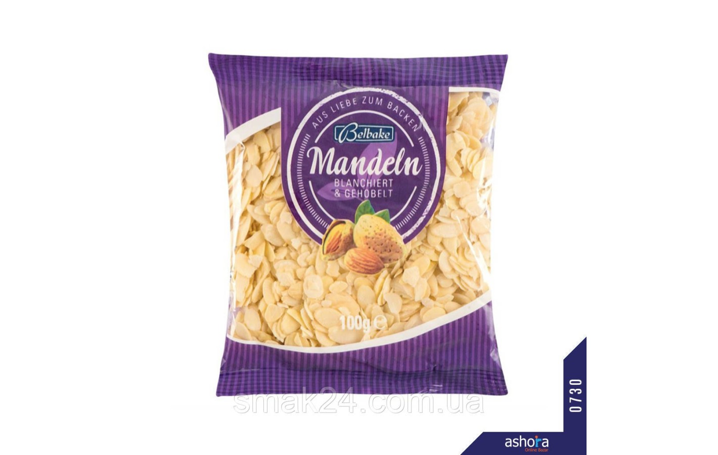 Мигдальні пелюстки Belbake Almonds 100 г Сербія